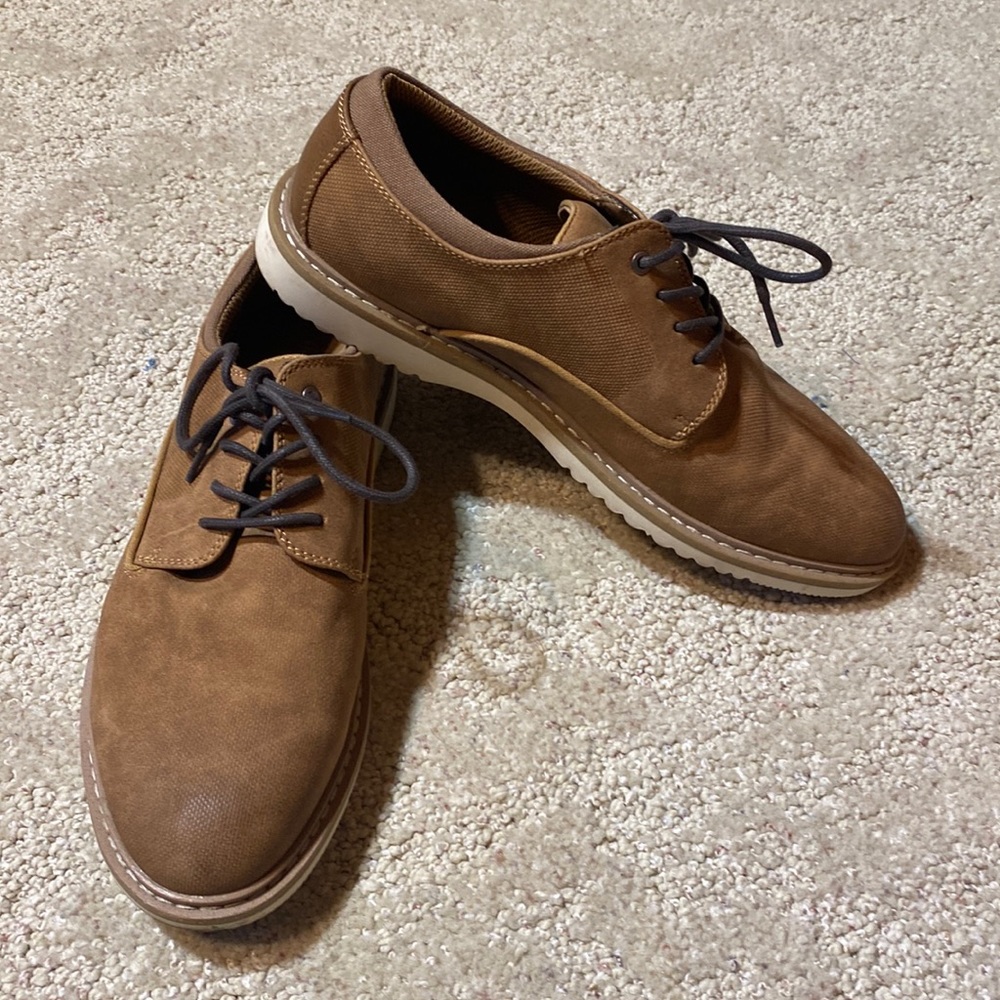 Goodfellow Mens Brown Dress Shoes 8